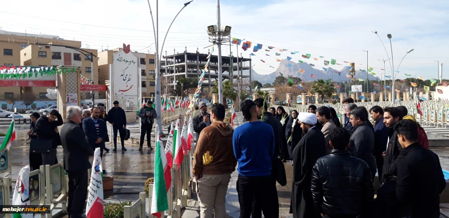 تجدید میثاق با شهدا در آستانه سالگرد پیروزی انقلاب اسلامی و 22 بهمن 1402 20