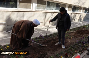 مراسم روز درختکاری در دانشکده فنی شهید مهاجر اصفهان 12