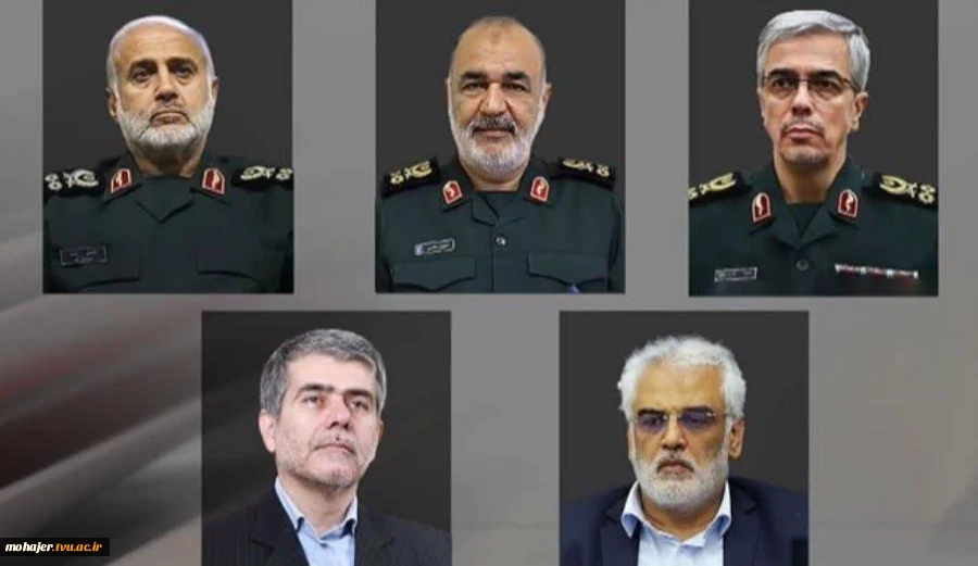 شهادت سرداران رشید سپاه، دانشمندان برجسته هسته ای و هموطنان بی گناه را که در پی حملات بامداد امروز رژیم صهیونیستی به لقاء الله پیوستند، تسلیت عرض می نماییم. 2